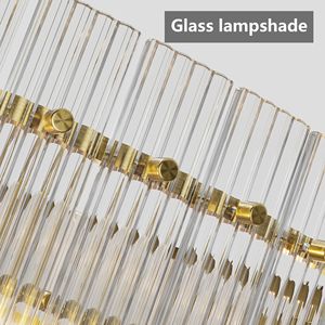 Lampadario Moderno Dorato da 37 Pollici a 2 Livelli con 8 Luci, Pendente in Cristallo Effetto Ondulato per Sala da Pranzo, Soggiorno e Camera da Letto, Alta Qualità - Product Image 6