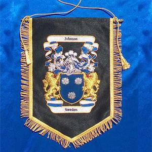 Bandera Bordada a Mano Personalizada, Insignia Bordada con Hilo para Decoración de Desfiles de Bandas Musicales - Product Image 3