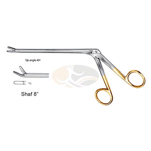 JACKBILLY High Quality Stainless Steel Love-Gruenwald Intervertebral Disc Rongeur 45 Degree Angle 3x10mm <b>Bite</b> 8 Inch Manual - Product Image 5