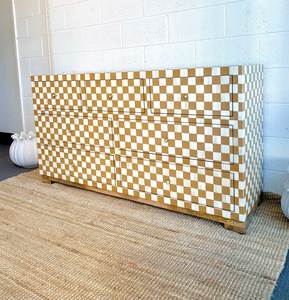 Best Quality Bone Inlay White & Light Green <b>6</b> <b>Drawer</b> Bone Inlay Dresser and Chest of <b>Drawer</b> Living Room Decoration Made in India - Product Image 2