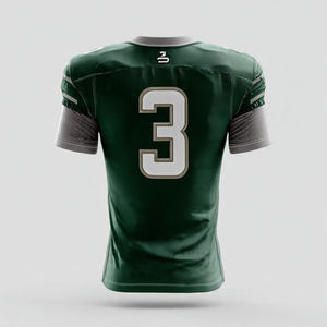 Camiseta Deportiva de Fútbol Americano de Alta Calidad con Estampado de Fútbol, Secado Rápido, Cuello en V para Hombre - Product Image 2