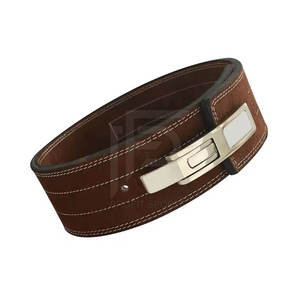 PROFIT SPORTS Cowhide Brown Bodybuilding Lever Power Lifting <b>Belt</b>-Heavy Duty Non-Slip Gym Fitness Training Weightlifting <b>Belt</b> - Product Image 5