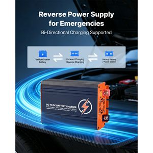 Cargador de Batería Inteligente de Múltiples Etapas DC-DC MPPT de 650W, 50A, Entrada Dual para Panel Solar/Alternador - Product Image 4