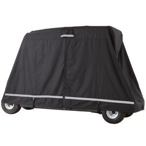 Copertura Completa Impermeabile e Resistente al Sole in Poliestere 600D per Golf Cart a 2+2 Posti, Copertura Antipolvere per Golf Cart a 2+2 Sedili - Product Image 1