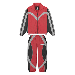 Ensemble de survêtement streetwear pour homme personnalisé, veste coupe-vent oversize, pantalon de jogging, ensemble de vêtements de sport 2 pièces - Product Image 1