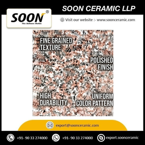 Dalles de granit naturel poli de qualité export indienne, couleur beige foncé, modernes, grandes, écologiques et durables, pour escaliers, cheminées et éviers - Product Image 3
