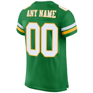 Camiseta de fútbol americano personalizada con malla, nombre del equipo y número cosidos, uniforme de juego auténtico para hombres y jóvenes - Product Image 2