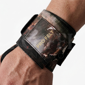 สายรัดข้อมือแบบหนา คุณภาพสูง OEM ODM สวมใส่สบาย สำหรับยกน้ำหนัก ออกกำลังกายในยิม รองรับการฝึกซ้อม ปรับได้ สายรัดข้อมือสำหรับฟิตเนส - Product Image 3