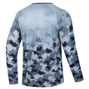 เสื้อตกปลาผู้ชาย UPF 50 แห้งเร็ว ลายพิมพ์  รับทำโลโก้ตามสั่ง บริการ OEM วัสดุโพลีเอสเตอร์/ไนลอน - Product Image 2