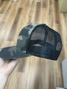 Gorra Trucker de Lona Transpirable y Ligera, con Logotipo Personalizado, Patrón de Camuflaje, Hebilla Dorada de Cobre, Impermeable, para Exteriores, Casual - Product Image 3