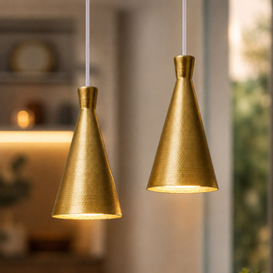 Reasonable Price Best Selling Home Interior Living Room Celling Mount Pendant <b>Lamp</b> Gold Finished Iron Metal Hanging <b>Lamp</b> Deco - Product Image 1