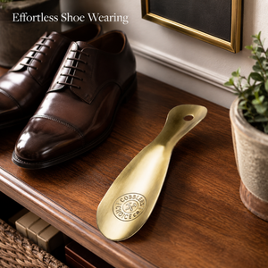 Cuchara para Zapatos de Latón Premium, Compacta, de Metal, Duradera, Hecha a Mano, Accesorio Elegante para el Uso Diario - Product Image 3