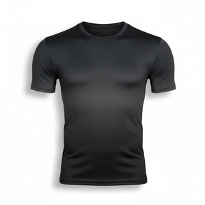 Camiseta Deportiva de Compresión para Hombre al por Mayor, Camiseta Deportiva de Alta Elasticidad con Logotipo Personalizado, Ropa Transpirable para Gimnasio y Entrenamiento - Product Image 1
