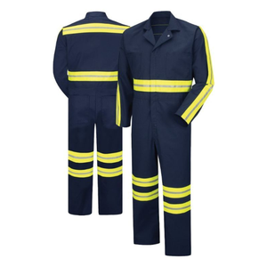Workwear <b>clothes</b> overall coverall for men <b>work</b> wear hi vis working uniform <b>construction</b> suit hivis custom electrician workwear - Product Image 4