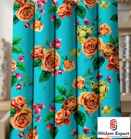 Fabricant de tissus imprimés numériquement en polyester doux de haute qualité, service de fabrication sur mesure pour vêtements, robes et textiles de maison