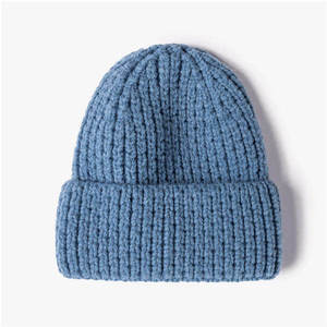 Gorro de punto liso con puño para hombre y mujer, gorro de invierno personalizado, gorros al por mayor, gorros de punto, gorras, gorros personalizados, invierno - Product Image 3