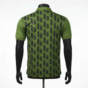 Camisas de Punto Casuales de Lujo para Hombre, Bordadas, de Manga Corta, Transpirables, Ligeras, con Patrón Sólido, Tallas Grandes - Product Image 3