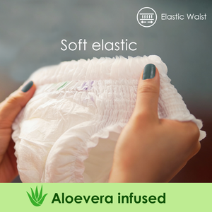 74 piezas por paquete - Pañales para bebé NOVEL talla 3, medianos, 74 unidades, enriquecidos con aloe vera - Product Image 6