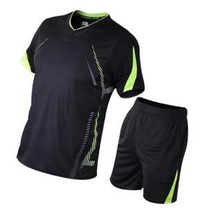 Ensemble de tenue de football à manches courtes 100% coton à séchage rapide personnalisable - Product Image 1