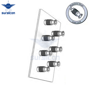 Adaptador de Transferencia de 3 cm / 1-1/4 pulgadas, Conector Luer Lock de Acero Inoxidable para Jeringas Médicas, Conector de Precisión para Fluidos de Laboratorio - Product Image 3