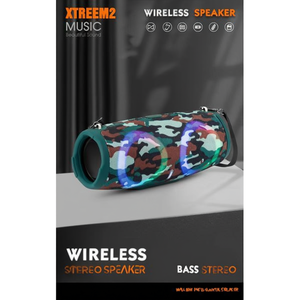 Xtream2 Wireless <b>Bluetooth</b> <b>Speaker</b> Camo Design Portable Stereo Bass Sound - Product Image 2