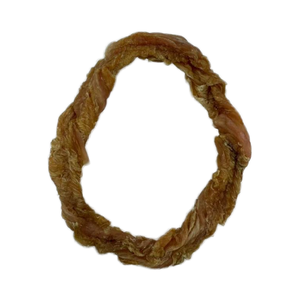 Anneaux de tendon de dinde de qualité supérieure pour chiens, petits anneaux 4CT de qualité supérieure, diamètre 7-8.5cm, friandises pour chiens américains, tendon de dinde - Product Image 3