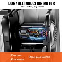 Scie à carrelage humide de 7 pouces, moteur à induction 3500 tr/min, outil de coupe d'angle, modèle D0100HADV7A