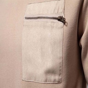 Sudaderas con capucha y bolsillos con cremallera para hombre, ropa de algodón, manga larga, cuello redondo, sudaderas para hombre - Product Image 5
