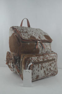 Mochila de Piel Genuina Premium con Cierre, para Viajes, Portátil, Escuela, Multifuncional, Gran Capacidad, Unisex HNBP-0041 - Product Image 6