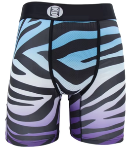 Sublimated Star Print <b>Boxer</b> Briefs Men Mid Rise Knitted Underwear Breathable Polyester Cotton <b>Trunks</b> Custom Elastic Waistband XL - Product Image 4