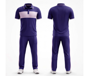 High Performance <b>Cricket</b> Jersey and Trouser Set | Men Women Youth <b>Cricket</b> Wears Polo Shirt and Trouser Full Team - Product Image 2