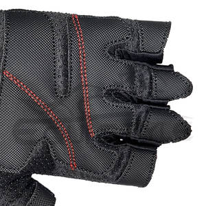 Guantes de Ciclismo de Medio Dedo Personalizados por Sublimación, Negros y Rojos, Transpirables, Cómodos, con Logotipo Personalizado, para Hombre - Product Image 6