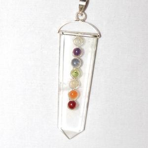 Rubis Zoisite Chakra Pendentif 7 chakra pendentif pendentif en métal personnalisé - Product Image 4