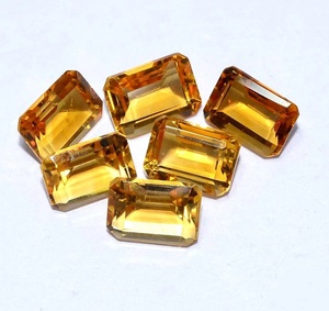 Citrino Natural de Alta Calidad, Corte Baguette Cónico, Piedras Sueltas para Joyería, Piedra Facetada Púrpura, Joyería Fina FF Rio De - Product Image 3