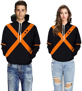 Sweats à capuche personnalisés à impression numérique par sublimation pour hommes fabrication en gros oem pull à capuche 100% polyester capuche - Product Image 3