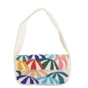 Sac à bandoulière décoratif en perles, sac à main artisanal tendance, pochette de soirée pour femme, sac fourre-tout de luxe pour fête - Product Image 2