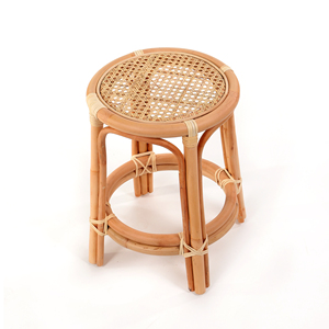 เก้าอี้หวายสีขาว เก้าอี้ตกแต่งสำหรับบ้าน เฟอร์นิเจอร์บาร์ คุณภาพดีที่สุด ทำจากหวายธรรมชาติ - Product Image 6