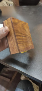 Mejor Oferta para Caja de Almacenamiento de Madera Artesanal, Madera Natural de Mango y Acacia, Caja de Recuerdos Multiusos para Almacenamiento en la Cocina - Product Image 4