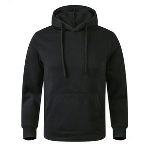 Sweat-shirt à capuche jaune pour homme, coupe classique, couleur unie, pull décontracté avec poche, tissu en molleton de coton, vêtement d'automne pour homme - Product Image 3