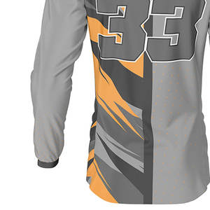 Jersey de Motocross Unisex Transpirable y Resistente a la Decoloración, Impresión por Transferencia de Calor, Hecho a Medida, 100% Poliéster, Color Personalizado - Product Image 6