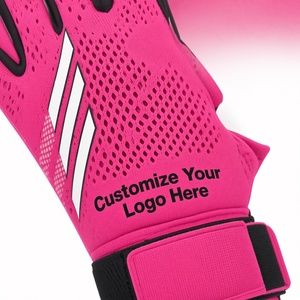 Gants de gardien de but de qualité supérieure, à doigts entiers, antidérapants, avec sangle de poignet réglable, unisexe, respirants, en PU et polyester - Product Image 4