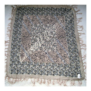Animal Print Cotton Scarf Soft Lightweight Breathable Fashion <b>Wrap</b> Stylish Neck Head <b>Shawl</b> for Women All Season Casual Elegant - Product Image 2