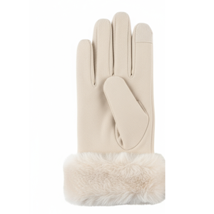 Guantes Térmicos de Invierno al por Mayor con Puño de Piel Sintética y Pantalla Táctil para Mujer, Elegantes, Duraderos, Antipilling, Ideales para Fiestas - Product Image 1