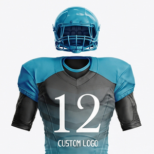 Uniforme de Fútbol Americano Sublimado, Transpirable, de Manga Corta, a Precio Económico, Nuevo, Hecho a Medida - Product Image 6