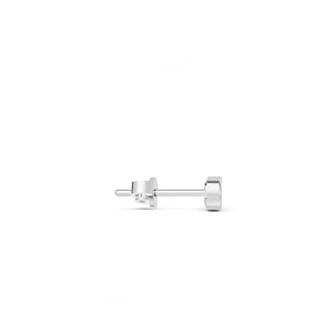Pendientes de oro macizo de 10K con diamantes cultivados en laboratorio en engaste de bisel graduado, tipo climber, con diamantes redondos certificados por IGI para mujer - Product Image 1