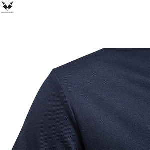 เสื้อโปโลคอวีสีพื้นแขนสั้นคลาสสิก รุ่นใหม่ประจำปี 2026 สำหรับฤดูร้อน สวมใส่สบาย คุณภาพดีจากผู้ผลิตชั้นนำ - Product Image 4