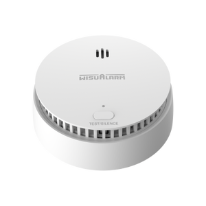 WISUALARM เครื่องตรวจจับควัน สีขาว เซ็นเซอร์โฟโตอิเล็กทริคแบบแยกสเปกตรัม 85dB สัญญาณเตือนการงัดแงะ วัสดุ PC+ABS - Product Image 4