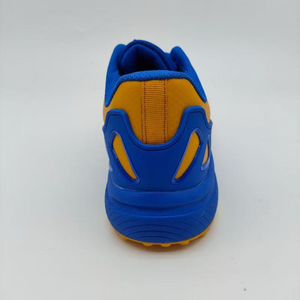 Chaussures de cricket pour hommes Big Bang Spikes, fermeture à lacets, antidérapantes, légères, respirantes, doublure en caoutchouc blanc/bleu - Product Image 6