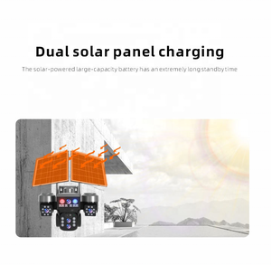 V380 Pro 4G 6MP 3중 렌즈 듀얼 태양광 패널 10배 줌 솔라 CCTV IP 네트워크 카메라 8000mAh 배터리 야간 투시 PIR 모션 감지 마이크 내장 - Product Image 6