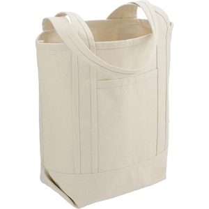 Bolsa de Mano Tipo Tote de Poliéster/Algodón Estampada, Tejida, Ecológica, Resistente al Agua, con Bolsillo Frontal, Color Natural, Regalo Promocional - Product Image 6